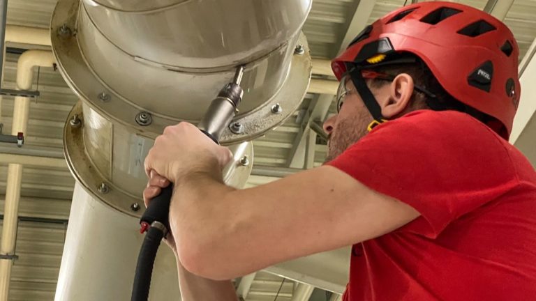 PP ventilation pipeline welding