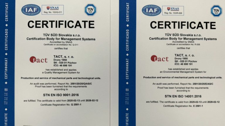 ISO9001 and 14001