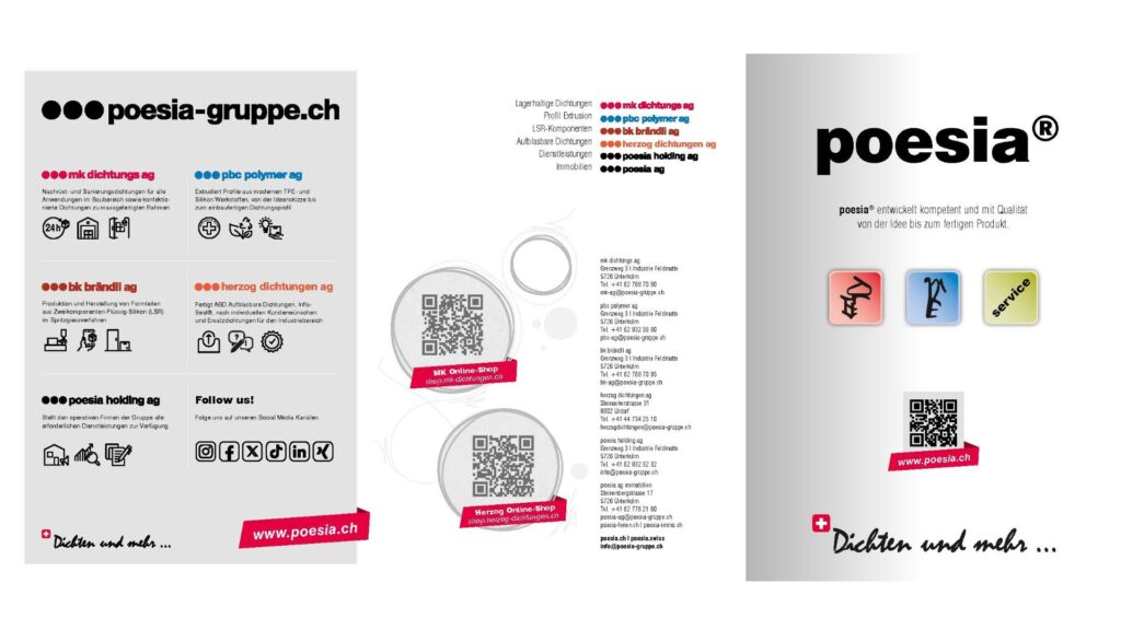 poesia® seals / Dichtungen poesia®