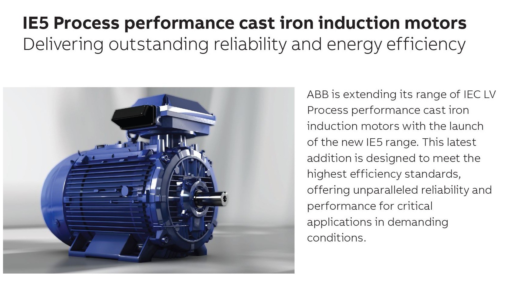 ABB Asynchron Elektromotoren in IE5