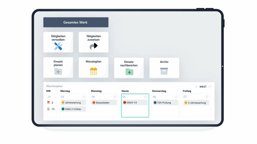 ScableOne Maintenance Planning & Scheduling