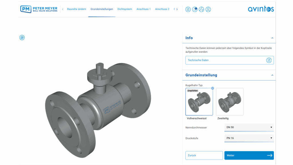 Armaturen-Konfigurator