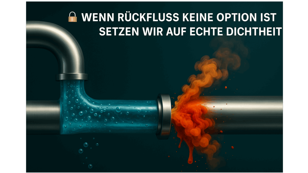 Wenn Rückfluss keine Option ist, setzen wir auf echte Dichtheit.