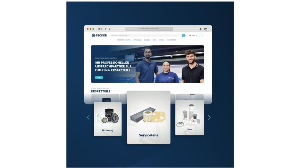 Neuer BECKER Onlineshop