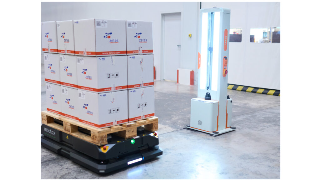 ZetesMedea AMR Transport mit ImageID Erfassung