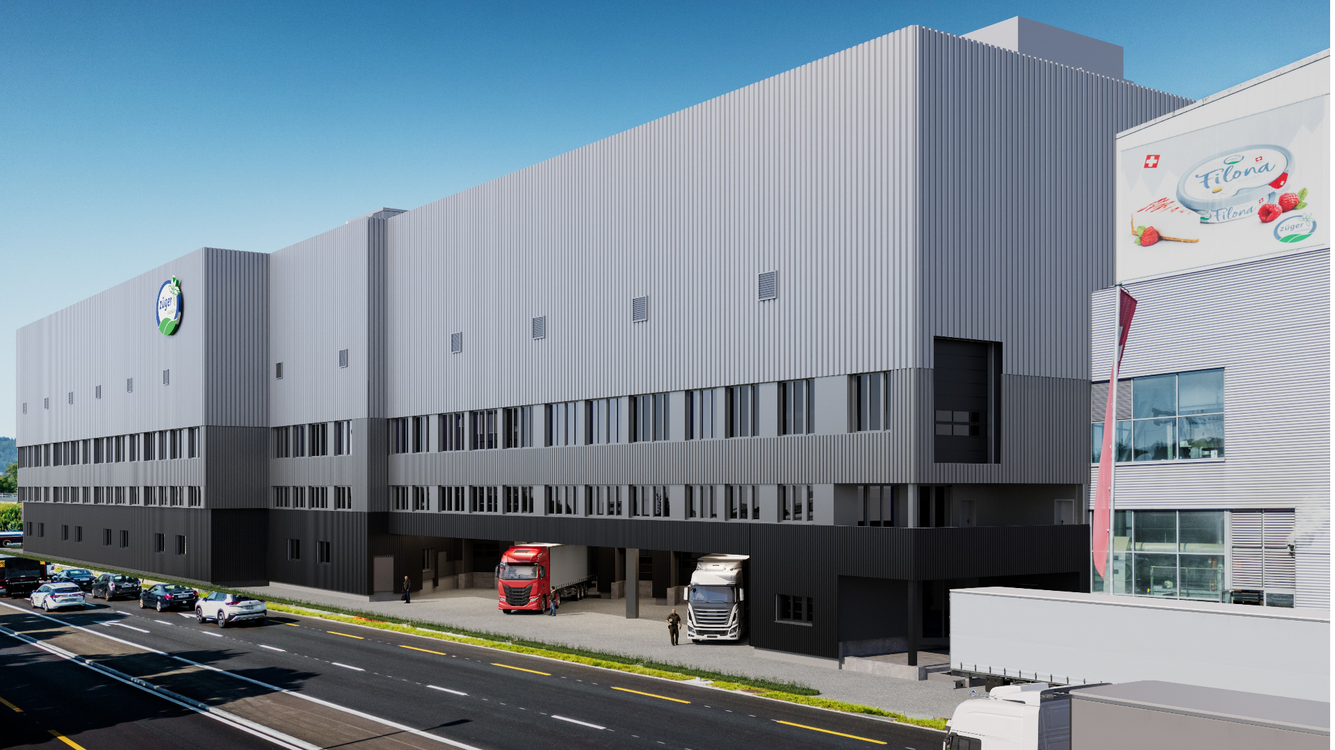 Deuxi&egrave;me triple syst&egrave;me de stockage par Satellites pour Z&uuml;ger Frischk&auml;se AG