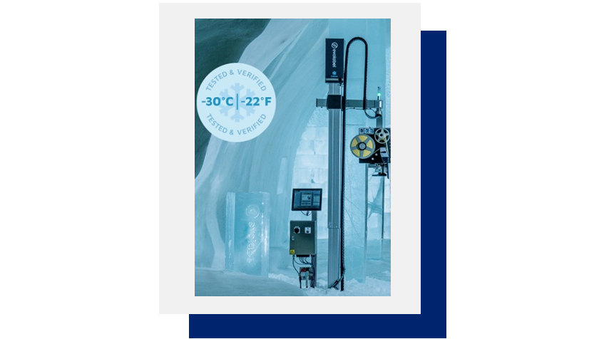 Étiqueteuse de palettes Flex-Wipe-Coldstore