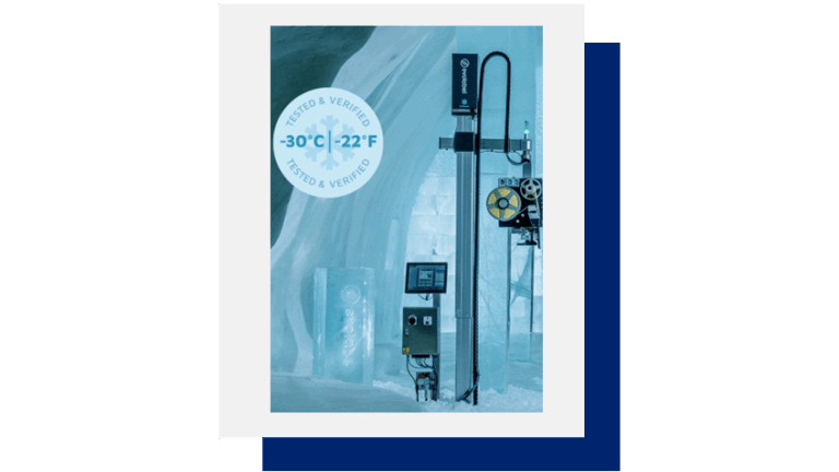 Étiqueteuse de palettes Flex-Wipe-Coldstore