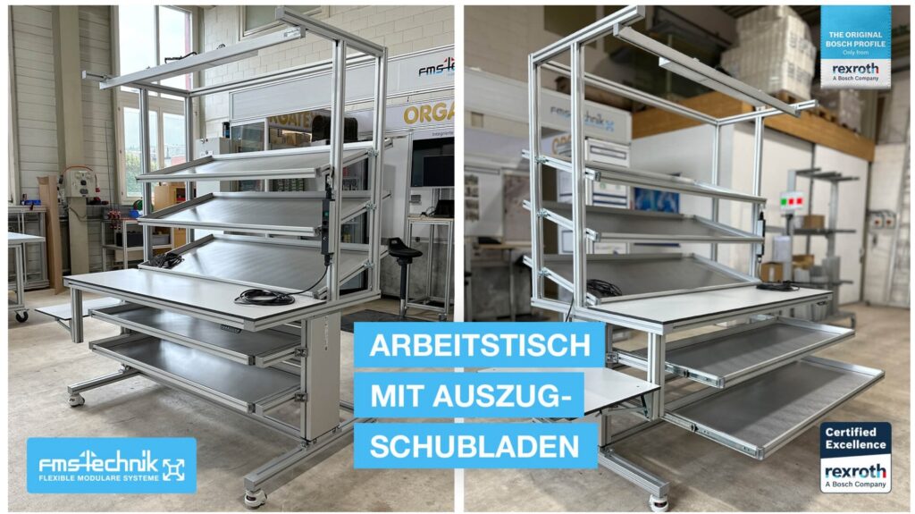 Höhenverstellbarer Arbeitstisch