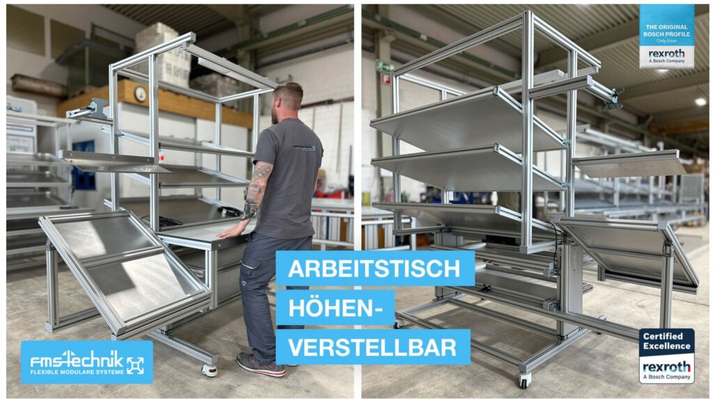 Höhenverstellbarer Arbeitstisch