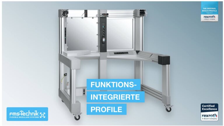 Funktionsintegrierte Aluminiumprofile