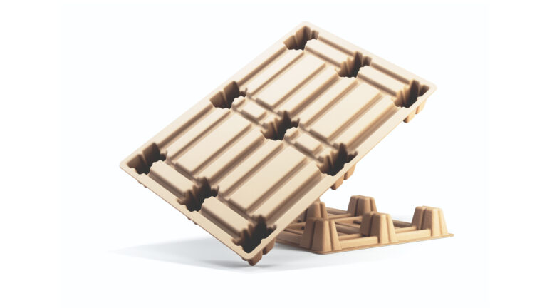 Palette en fibres moulées 1200 x 800 mm