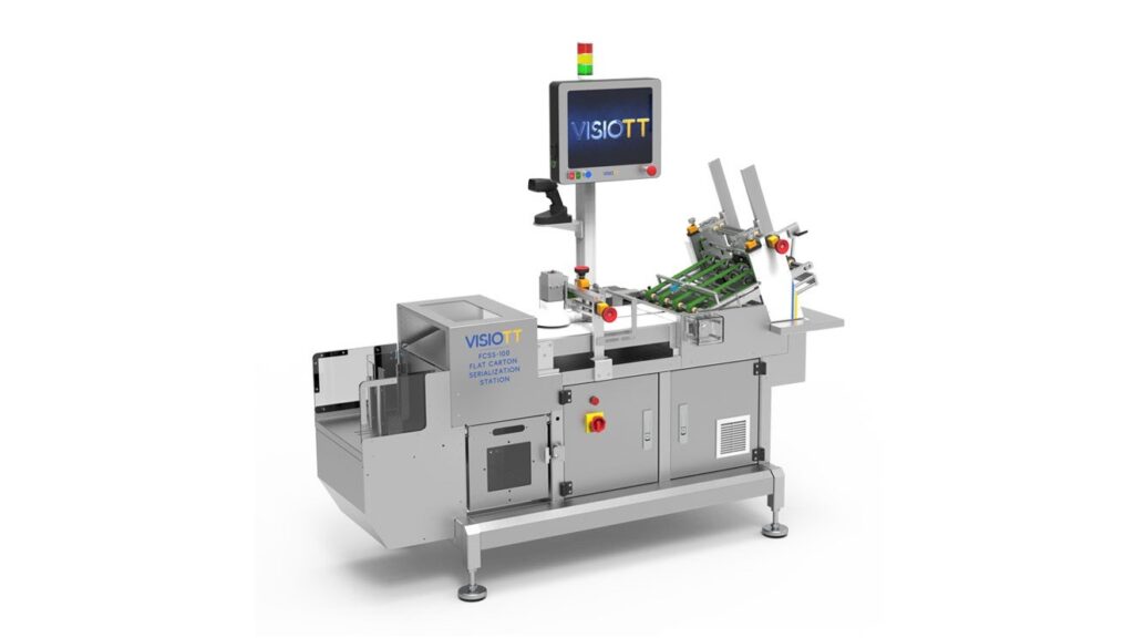 VISIOTT FCSS-100 Flat Carton Serialization Station