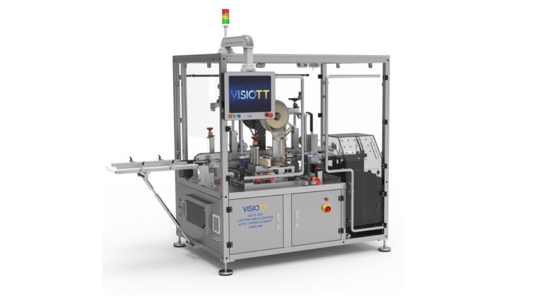 VISIOTT ISSTE-200 Carton Serialization with Tamper Evident Labelling