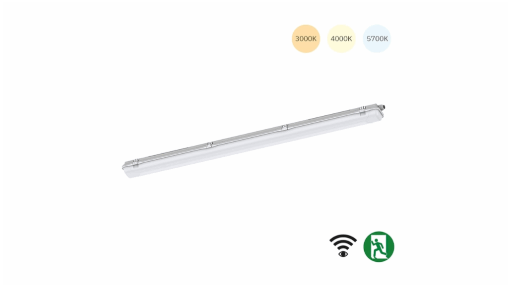 Tri-proof lightbar | 1260mm | 40W | 3-CCT | nood + sensor