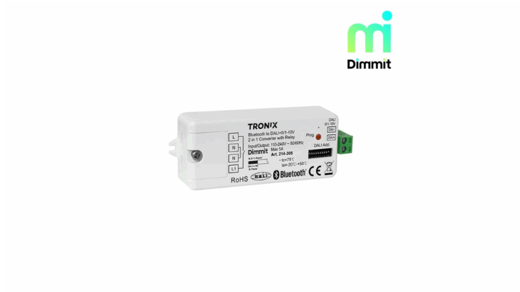 Dimmit | BT 0/1-10V / DALI DT6/DT8 dimming module
