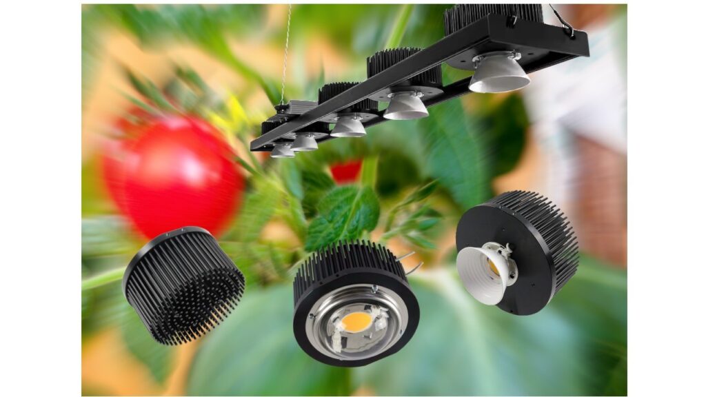 Geoptimaliseerd koellichaam voor COB-groeilampen