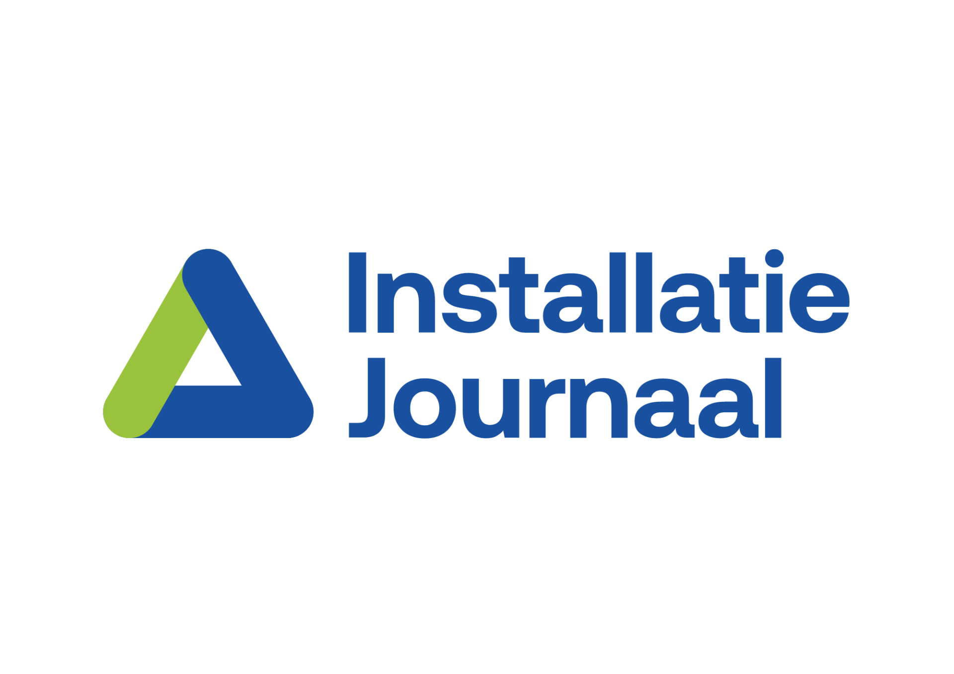Logo van Installatie Journaal in blauw en groen